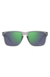 Oakley Logo Sunglasses In Grey Metal