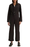 Levi's Iconic Long Sleeve Denim Jumpsuit In Meteorite