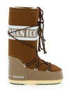 Moon Boot Icon Paneled Shell Snow Boots In Brown