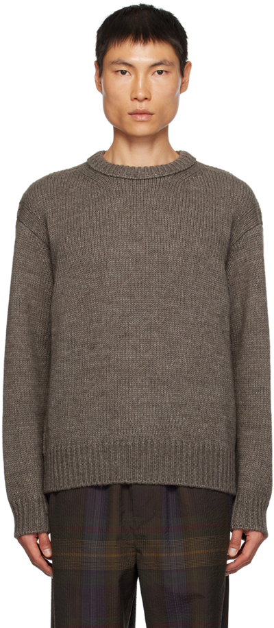 Lemaire Boxy Sweater In Donkey_grey