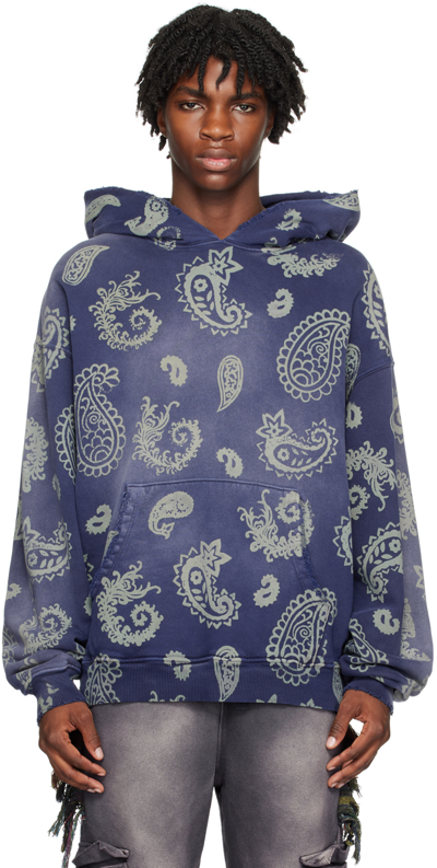 Alchemist Blue Printed Hoodie