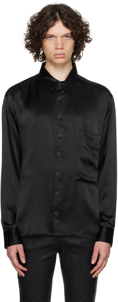 Frei-mut Black Sugarbox Shirt In Fm-sh50-aw23