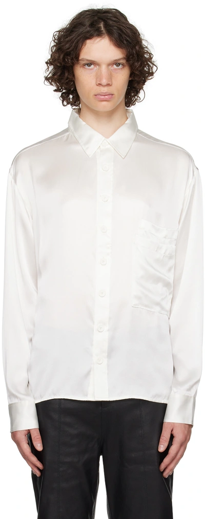 Frei-mut White Sunset Shirt In Fm-cs03-aw23
