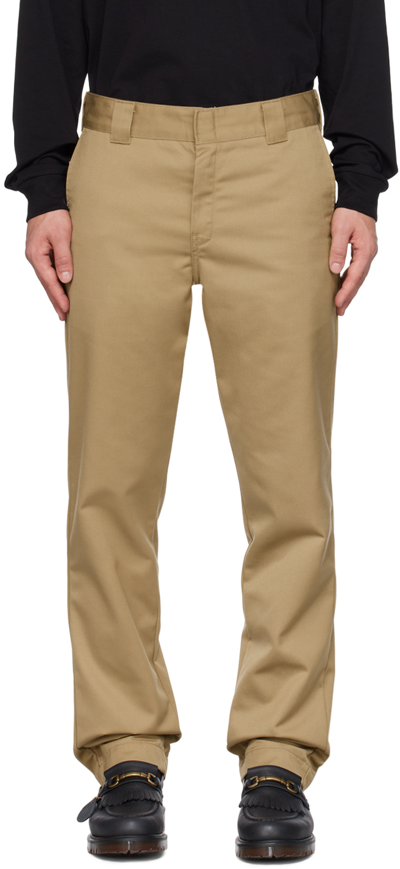 Carhartt Beige Master Trousers In 8y Leather