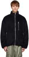 Song For The Mute Navy Painted Jacket In Midnight