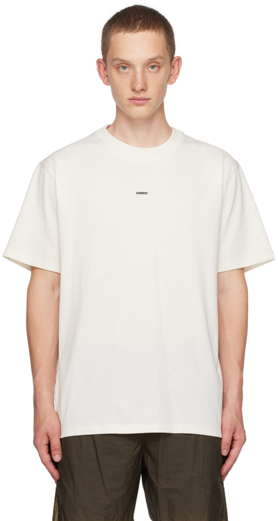 Unna White 'smiles Club' T-shirt In Vanilla White