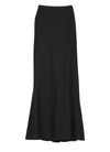 Alberta Ferretti Elastic Waist Skirt In Black