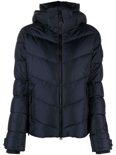 Bogner Fire+ice Zip-up Padded Jacket In Blue