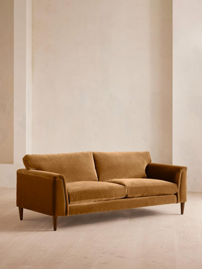 Soho Home Reya Three Seater Sofa In Brown