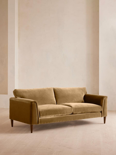 Soho Home Reya Three Seater Sofa In Green