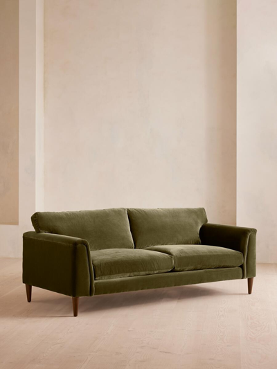 Soho Home Reya Three Seater Sofa In Green