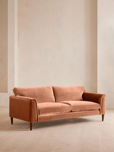 Soho Home Reya Three Seater Sofa In Pink