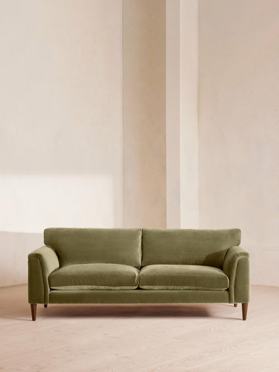 Soho Home Reya Three Seater Sofa In Green