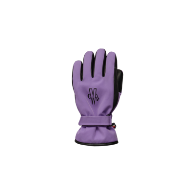 Moncler Grenoble Kids' Padded Gloves Purple