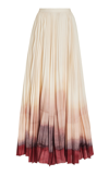 Altuzarra Sif Dip-dyed Maxi Skirt In Purple