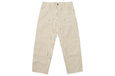 Pre-owned Palace X Carhartt Wip Double Knee Pant Hickory Wax/black