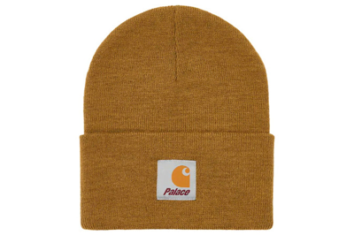 Pre-owned Palace X Carhartt Wip Watch Hat Hamilton Brown