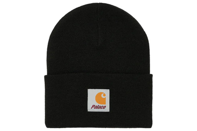 Pre-owned Palace X Carhartt Wip Watch Hat Black
