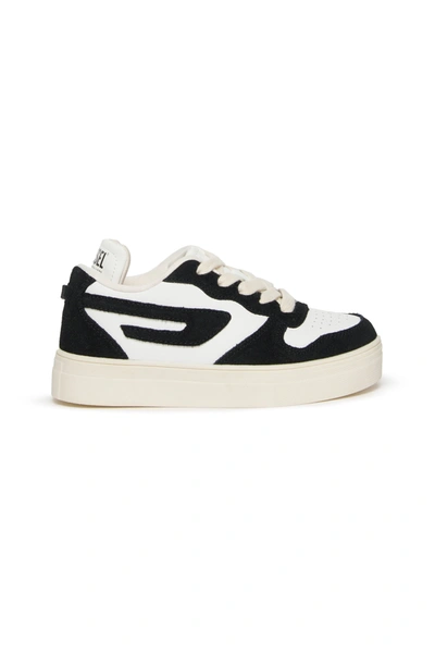 Diesel Kids' Ukiyo Low Trainers In White