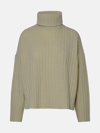 360CASHMERE 'ANGELICA' TURTLENECK SWEATER IN IVORY CASHMERE BLEND