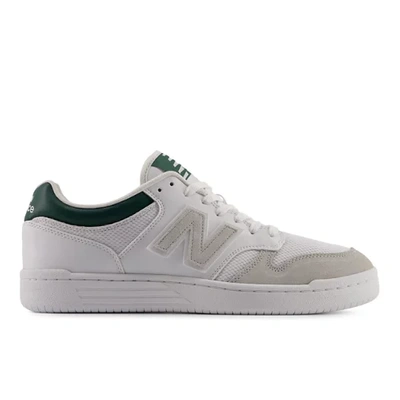 New Balance Unisex 480 In White/green