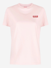 Kenzo Logo-print Cotton T-shirt In Pink