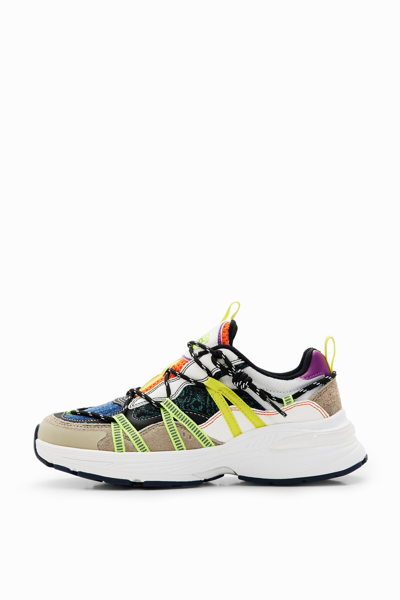 Desigual Trainers In Material Finishes