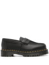 DR. MARTENS' PENTON BEX SQUARED PNY LEATHER LOAFERS