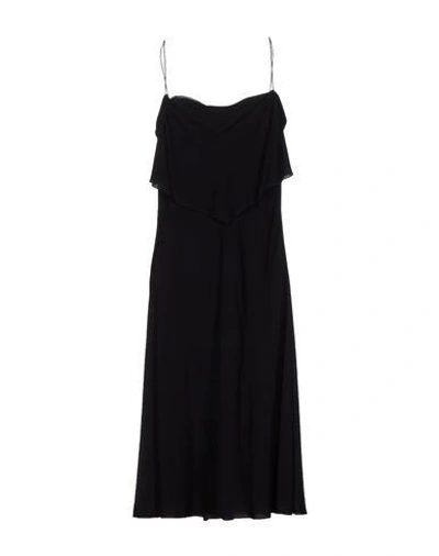 Maison Margiela 3/4 Length Dress In Black