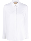 GUCCI EMBROIDERED COTTON SHIRT