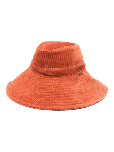 Missoni Dropped Corduroy Bucket Hat In Orange