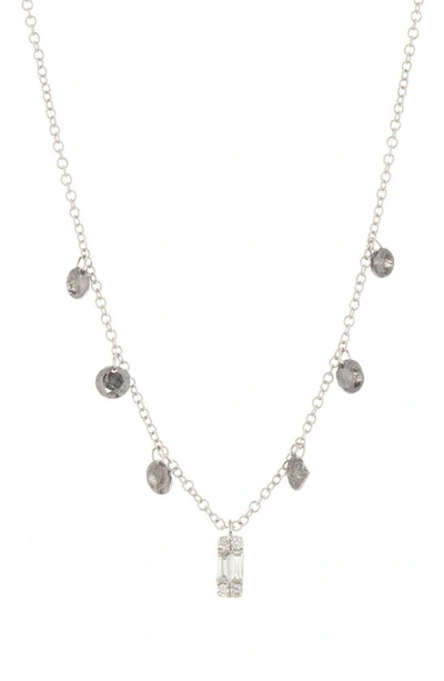 Meira T Diamond Chain Necklace In White Gold