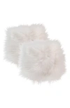 Natural Icelandic Genuine Sheepskin Chair Pad In White