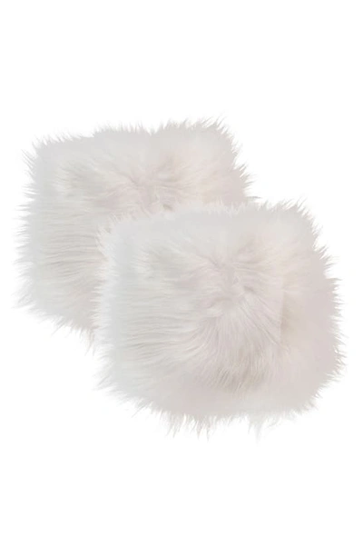 Natural Icelandic Genuine Sheepskin Chair Pad In White