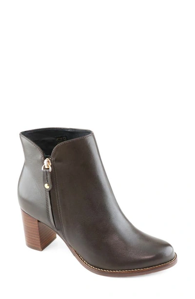Marc Joseph New York Women's Grand Central Booties In Cafe Burnished Napa