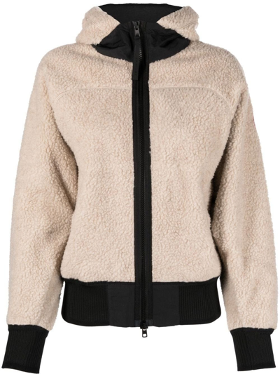 Canada Goose Simcoe Fleece Zip-front Jacket In Beige