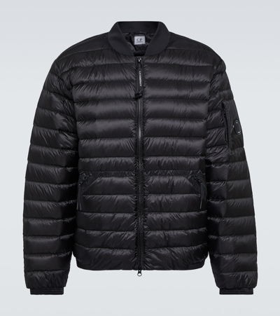 C.p. Company D.d. Shell Down Bomber Jacket In Black