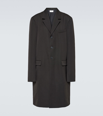 The Row Bernie Wool Coat In Brown