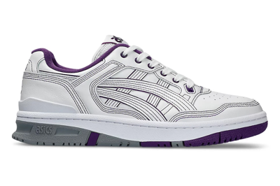 Pre-owned Asics Ex89 Needles White In White/purple/grey