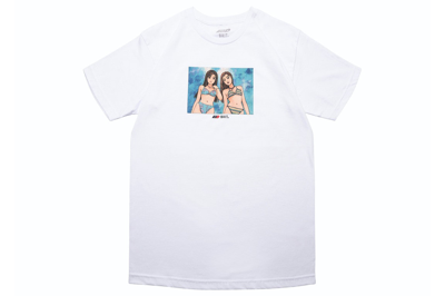 Pre-owned Bait X Initial D Impact Blue Tee White