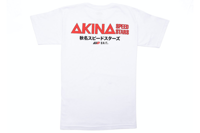 Pre-owned Bait X Initial D Akina Speed Stars Tee White