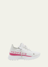 Givenchy Spectre Nylon Zip Runner Sneakers In Whitefuschia