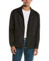 Moncler Scie Nylon Hooded Windbreaker In Black