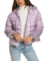 Moncler Sylans Hooded Down Jacket In Purple