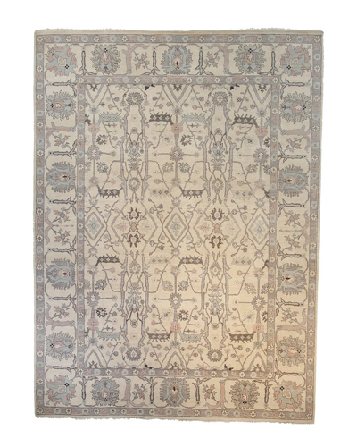 F.j. Kashanian Ushak Wool Rug In White