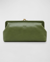 Il Bisonte Classic Vaccjetta Leather Clutch Bag