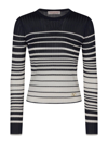 VALENTINO STRIPED LONG-SLEEVED JUMPER