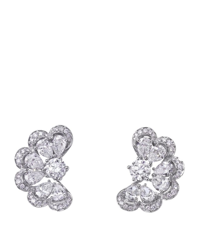 Chopard White Gold And Diamond Precious Lace Earrings