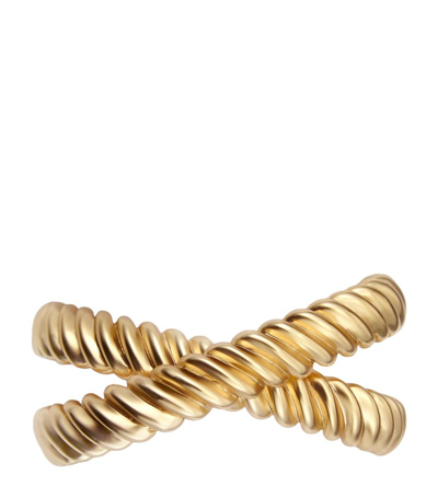 L'objet Deco Twist Napkin Jewels (set Of 4) In Gold