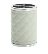 RIVIERE QUILTED ELBA DIAMONDS TOOTHBRUSH HOLDER